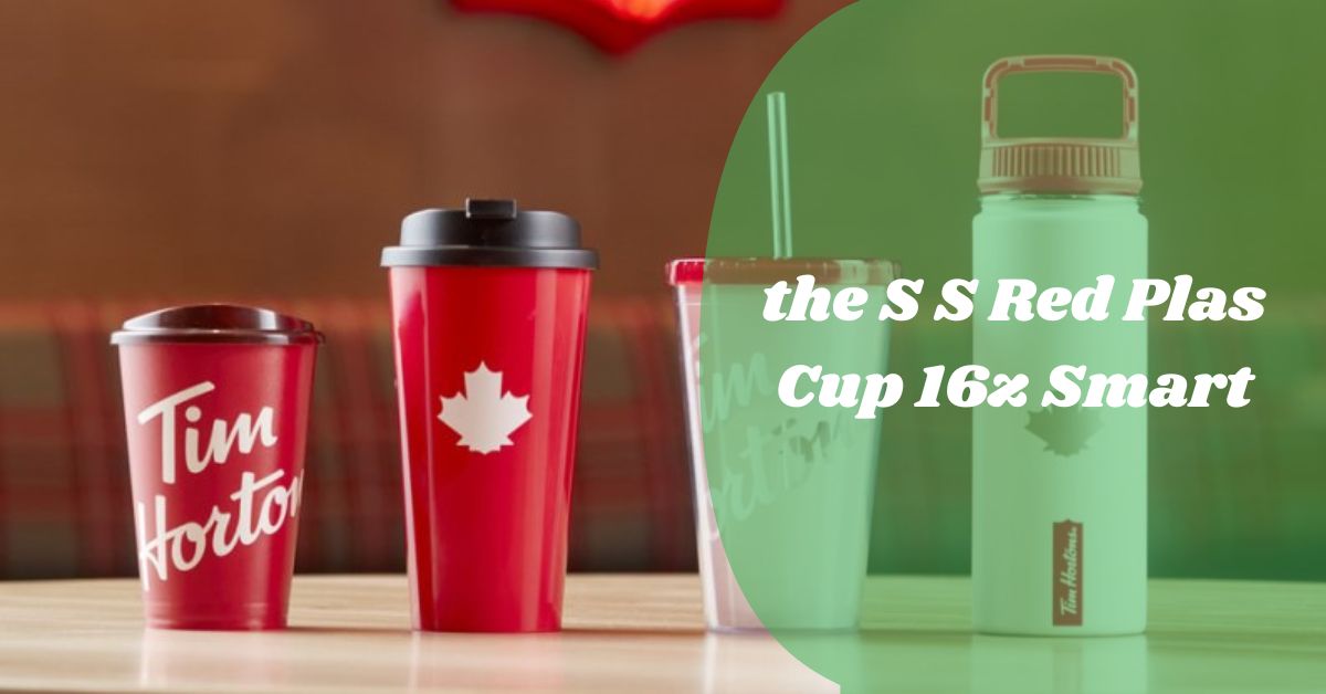 the S S Red Plas Cup 16z Smart