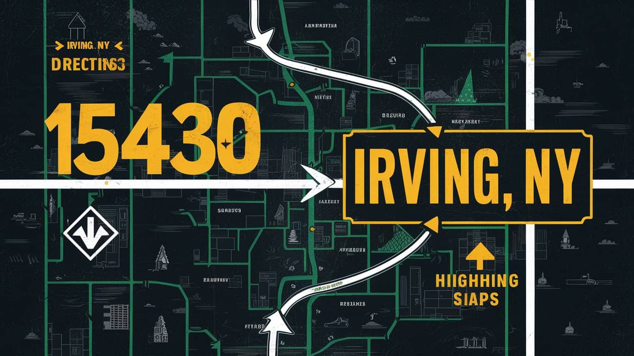 Directions From 15430 To Irving, Ny